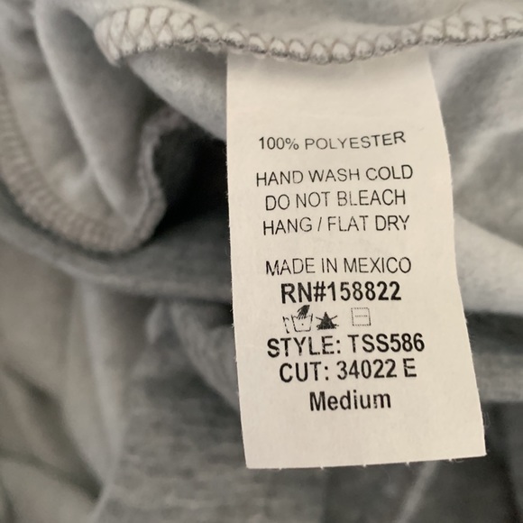 Poison Band Gray Sweatshirt Hoodie Sz M NEW West Coast Designs - Picture 9 of 9